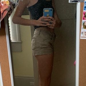 tan shorts